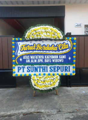 Papan Bunga Duka di Panai Tengah